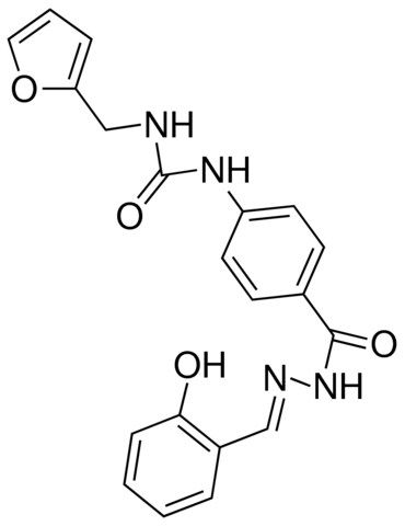 4-(3-FURFURYLUREIDO)BENZOIC (2-HYDROXYBENZYLIDENE)HYDRAZIDE