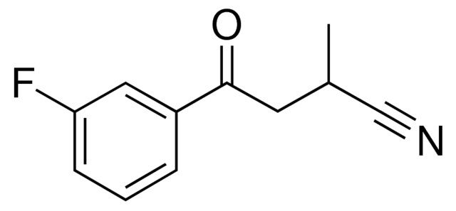 4-(3-FLUOROPHENYL)-2-METHYL-4-OXOBUTANENITRILE