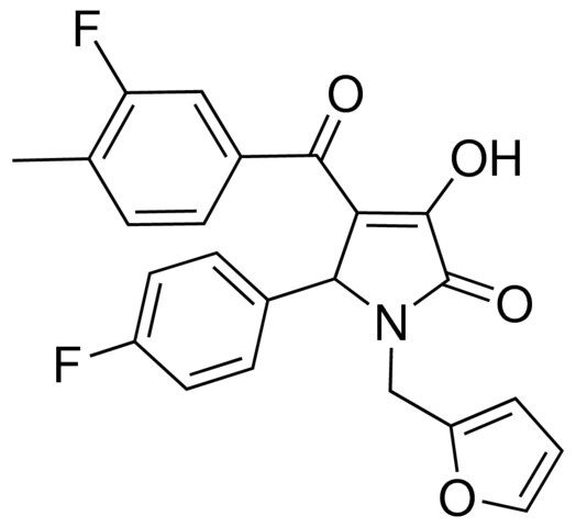 4-(3-FLUORO-4-METHYLBENZOYL)-5-(4-FLUOROPHENYL)-1-(2-FURYLMETHYL)-3-HYDROXY-1,5-DIHYDRO-2H-PYRROL-2-ONE