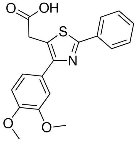 [4-(3,4-dimethoxyphenyl)-2-phenyl-1,3-thiazol-5-yl]acetic acid