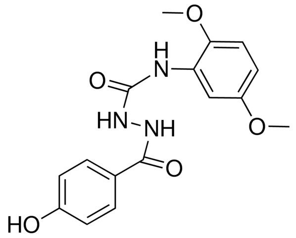 4-(2,5-DIMETHOXYPHENYL)-1-(4-HYDROXYBENZOYL)SEMICARBAZIDE