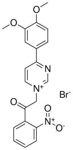 4-(3,4-DIMETHOXYPHENYL)-1-(2-(2-NITROPHENYL)-2-OXOETHYL)PYRIMIDIN-1-IUM BROMIDE