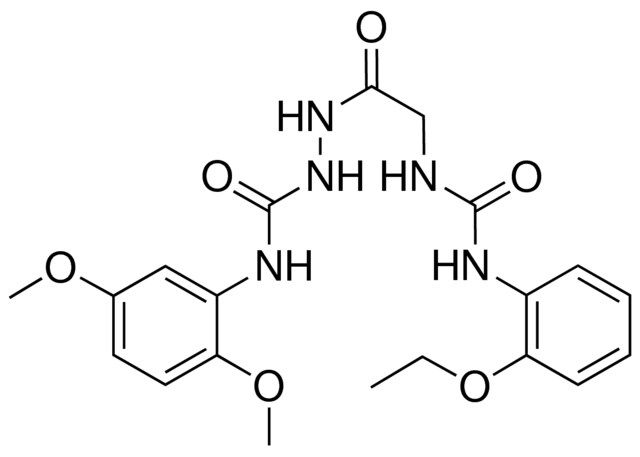 4-(2,5-DIMETHOXYPHENYL)-1-(3-(2-ETHOXYPHENYL)UREIDOACETYL)SEMICARBAZIDE
