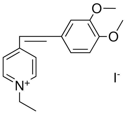 4-(3,4-DIMETHOXYSTYRYL)-1-ETHYLPYRIDINIUM  IODIDE