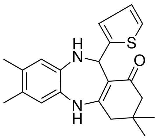 3,3,7,8-TETRAMETHYL-11-(2-THIENYL)-2,3,4,5,10,11-HEXAHYDRO-1H-DIBENZO[B,E][1,4]DIAZEPIN-1-ONE