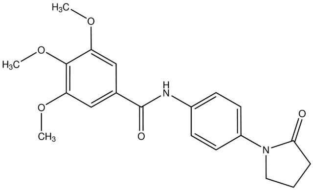 3,4,5-Trimethoxy-<i>N</i>-(4-(2-oxopyrrolidin-1-yl)phenyl)benzamide
