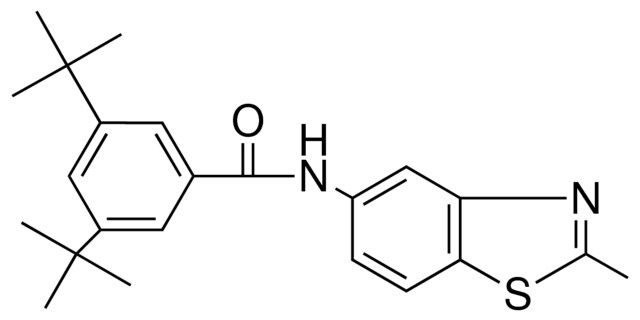 3,5-DI-TERT-BUTYL-N-(2-METHYL-BENZOTHIAZOL-5-YL)-BENZAMIDE