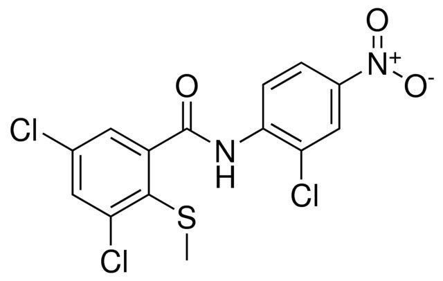 3,5-DICHLORO-N-(2-CHLORO-4-NITRO-PHENYL)-2-METHYLSULFANYL-BENZAMIDE