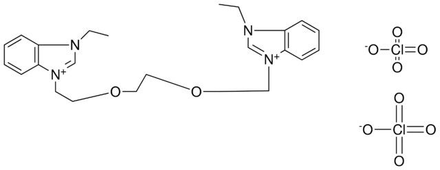 3-ETHYL-1-(2-{2-[2-(3-ETHYL-3H-BENZIMIDAZOL-1-IUM-1-YL)ETHOXY]ETHOXY}ETHYL)-3H-BENZIMIDAZOL-1-IUM DIPERCHLORATE