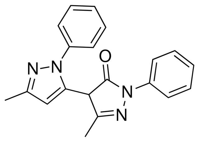 3-methyl-4-(3-methyl-1-phenyl-1H-pyrazol-5-yl)-1-phenyl-1H-pyrazol-5(4H)-one
