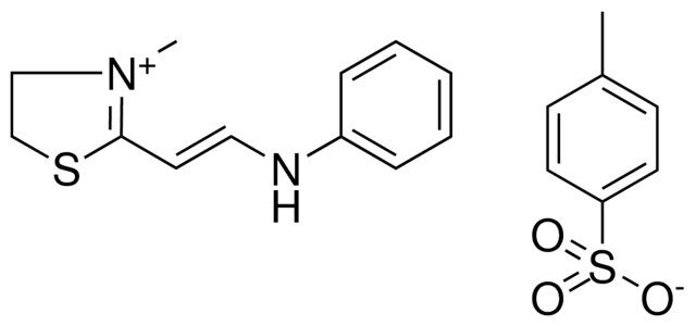 3-METHYL-2-(2-PHENYLAMINO-VINYL)-4,5-DIHYDRO-THIAZOL-3-IUM, TOLUENE-4-SULFONATE