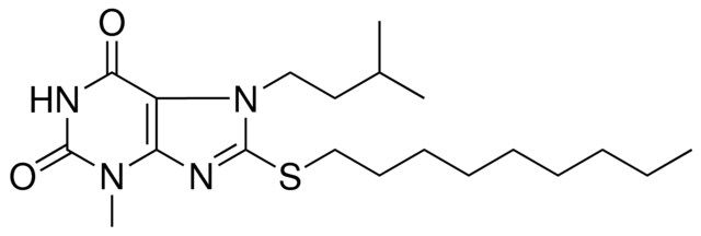 3-METHYL-7-(3-METHYL-BUTYL)-8-NONYLSULFANYL-3,7-DIHYDRO-PURINE-2,6-DIONE