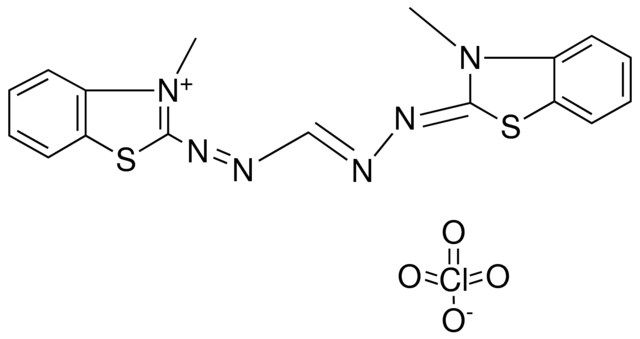 3-METHYL2((3METHYL2BENZOTHIAZOLINYLIDENE)HYDRAZONOMETHYLAZO)BENZOTHIAZOLIUM CLO4