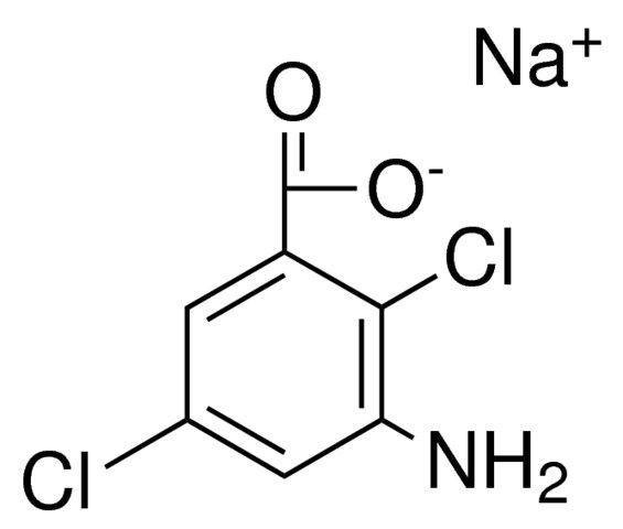 3-AMINO-2,5-DICHLOROBENZOIC ACID, SODIUM SALT, TECH.