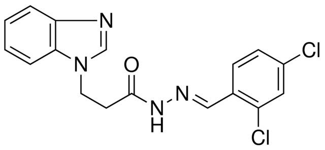 3-BENZOIMIDAZOL-1-YL-PROPIONIC ACID (2,4-DICHLORO-BENZYLIDENE)-HYDRAZIDE
