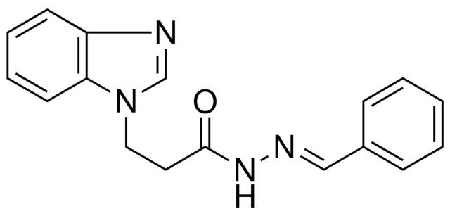 3-BENZOIMIDAZOL-1-YL-PROPIONIC ACID BENZYLIDENE-HYDRAZIDE