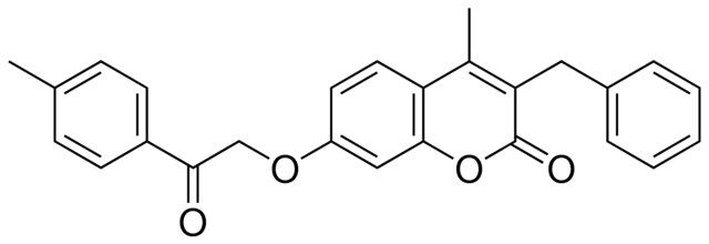 3-BENZYL-4-METHYL-7-(2-OXO-2-P-TOLYL-ETHOXY)-CHROMEN-2-ONE