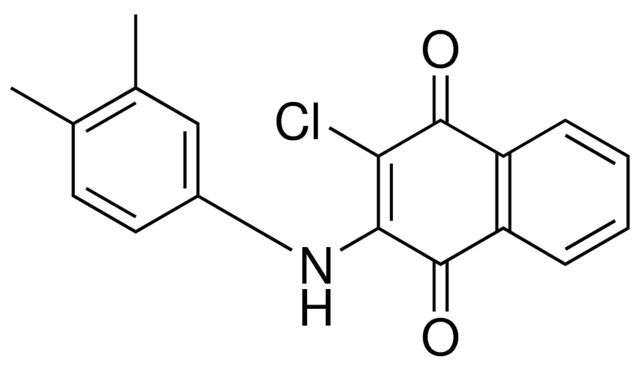 3-CHLORO-2-(3,4-DIMETHYLANILINO)-1,4-NAPHTHOQUINONE