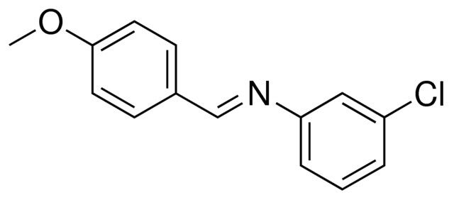 3-CHLORO-N-(4-METHOXYBENZYLIDENE)ANILINE