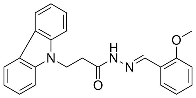 3-CARBAZOL-9-YL-PROPIONIC ACID (2-METHOXY-BENZYLIDENE)-HYDRAZIDE