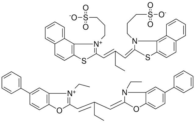 3-ETHYL-2-{(1E)-2-[(E)-(3-ETHYL-5-PHENYL-1,3-BENZOXAZOL-2(3H)-YLIDENE)METHYL]-1-BUTENYL}-5-PHENYL-1,3-BENZOXAZOL-3-IUM 3-((2E)-2-{(2E)-2-ETHYL-3-[1-(3-SULFONATOPROPYL)NAPHTHO[1,2-D][1,3]THIAZOL-1-IUM-2-YL]-2-PROPENYLIDENE}NAPHTHO[1,2-D][1,3]THIAZOL-1-YL)-1-PROPANESULFONATE