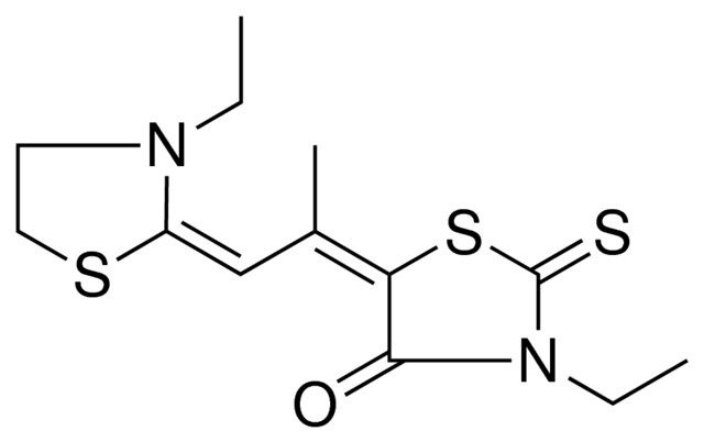 3-ET-5-(2-(3-ET-THIAZOLIDIN-2-YLIDENE)1-ME-ETHYLIDENE)2-THIOXO-THIAZOLIDIN-4-ONE