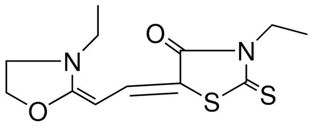 3-ETHYL-5-(3-ETHYLOXAZOLIDIN-2-YLIDENE)ETHYLIDENE)RHODANINE