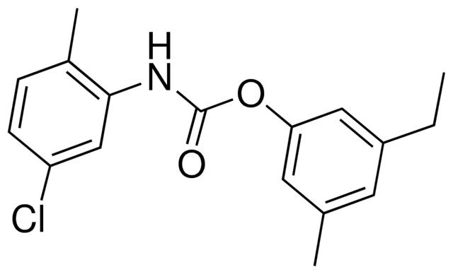 3-ETHYL-5-METHYLPHENYL N-(5-CHLORO-2-METHYLPHENYL)CARBAMATE
