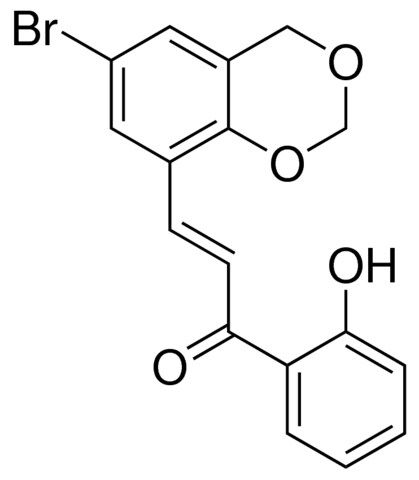 3-(6-BROMO-4H-BENZO(1,3)DIOXIN-8-YL)-1-(2-HYDROXY-PHENYL)-PROPENONE