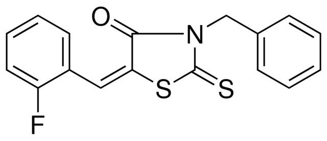 3-BENZYL-5-(2-FLUORO-BENZYLIDENE)-2-THIOXO-THIAZOLIDIN-4-ONE