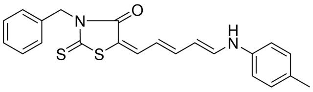 3-BENZYL-2-THIOXO-5-(5-P-TOLYLAMINO-PENTA-2,4-DIENYLIDENE)-THIAZOLIDIN-4-ONE