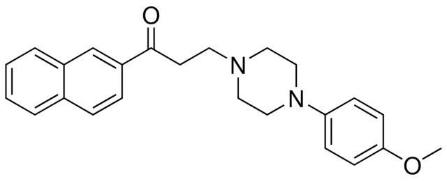 3-(4-(4-METHOXYPHENYL)-1-PIPERAZINYL)-1-(2-NAPHTHYL)-1-PROPANONE