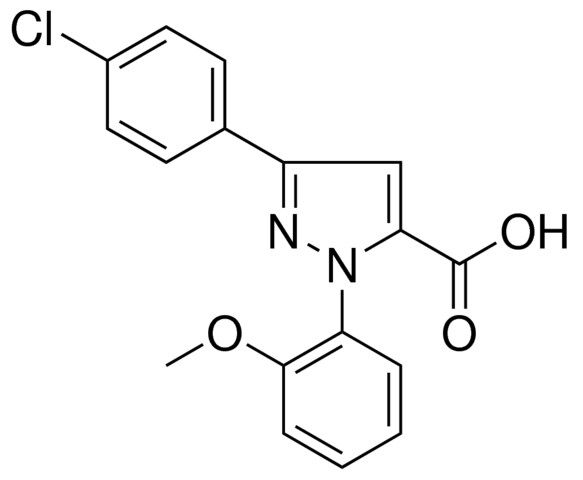 3-(4-CHLOROPHENYL)-1-(2-METHOXYPHENYL)-1H-PYRAZOLE-5-CARBOXYLIC ACID