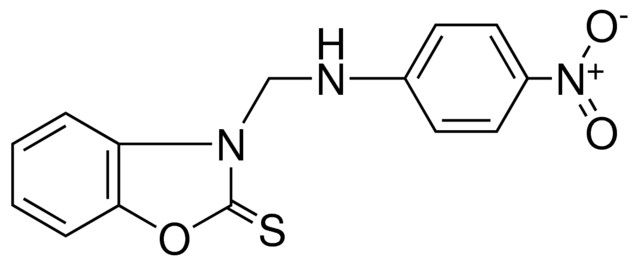 3-(4-NITROANILINOMETHYL)-2(3H)-BENZOXAZOLETHIONE