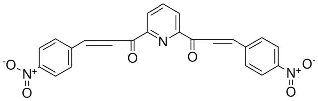 3-(4-NITRO-PHENYL)-1-(6-(3-(4-NITRO-PHENYL)-ACRYLOYL)-PYRIDIN-2-YL)-PROPENONE