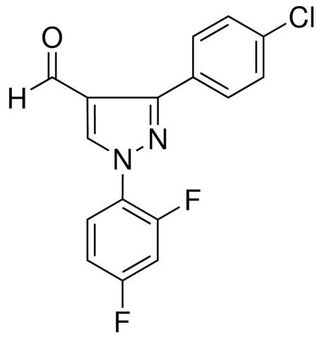 3-(4-CHLOROPHENYL)-1-(2,4-DIFLUOROPHENYL)-1H-PYRAZOLE-4-CARBALDEHYDE