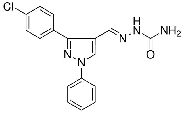 3-(4-CHLOROPHENYL)-1-PHENYL-1H-PYRAZOLE-4-CARBALDEHYDE SEMICARBAZONE