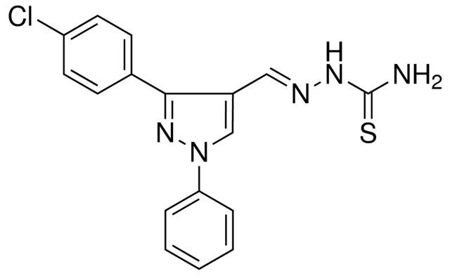 3-(4-CHLOROPHENYL)-1-PHENYL-1H-PYRAZOLE-4-CARBALDEHYDE THIOSEMICARBAZONE
