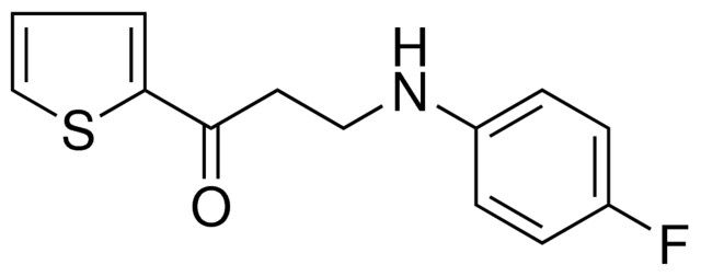 3-(4-FLUOROANILINO)-1-(2-THIENYL)-1-PROPANONE