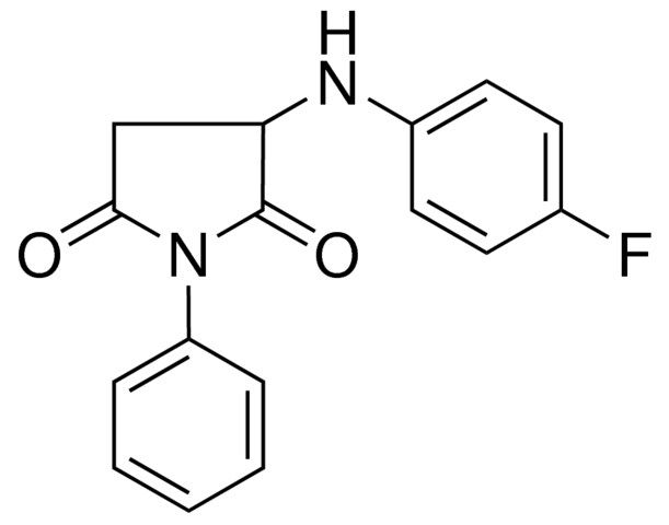 3-(4-FLUORO-PHENYLAMINO)-1-PHENYL-PYRROLIDINE-2,5-DIONE