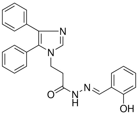 3-(4,5-DIPHENYL-1H-IMIDAZOL-1-YL)-N'-(2-HYDROXYBENZYLIDENE)PROPANOHYDRAZIDE