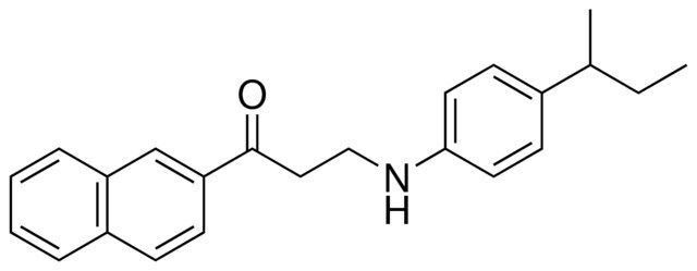 3-(4-SEC-BUTYLANILINO)-1-(2-NAPHTHYL)-1-PROPANONE