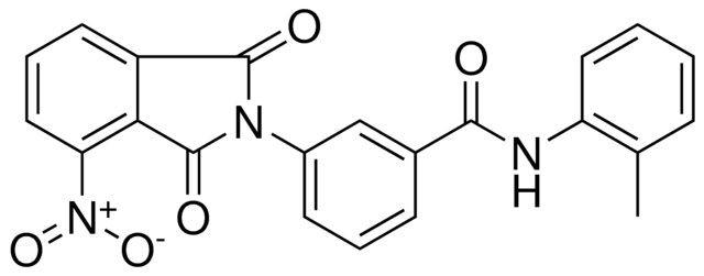 3-(4-NITRO-1,3-DIOXO-1,3-DIHYDRO-ISOINDOL-2-YL)-N-O-TOLYL-BENZAMIDE