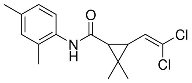 3-(2,2-DICHLORO-VINYL)2,2-DI-ME-CYCLOPROPANECARBOXYLIC ACID (2,4-DI-ME-PH)AMIDE