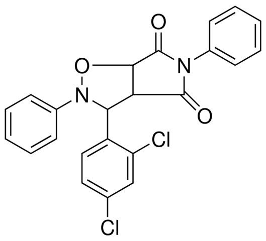 3-(2,4-DI-CL-PH)-2,5-DIPHENYLDIHYDRO-2H-PYRROLO(3,4-D)ISOXAZOLE-4,6(3H,5H)-DIONE