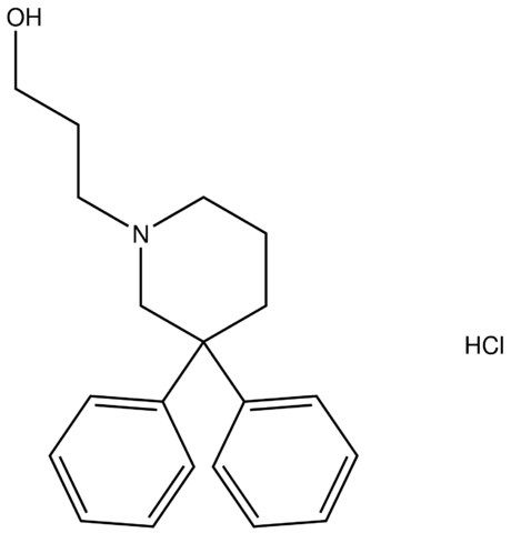 3-(3,3-diphenyl-1-piperidinyl)-1-propanol hydrochloride