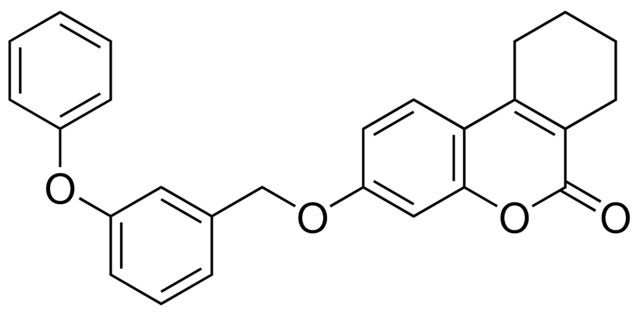 3-(3-PHENOXY-BENZYLOXY)-7,8,9,10-TETRAHYDRO-BENZO(C)CHROMEN-6-ONE