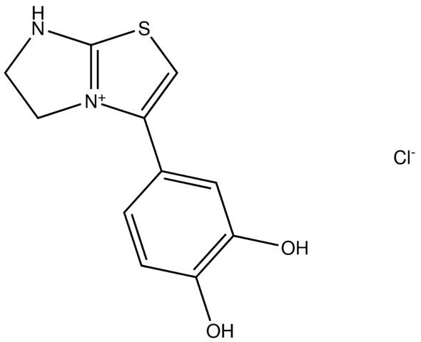 3-(3,4-dihydroxyphenyl)-5H,6H,7H-imidazo[2,1-b][1,3]thiazol-4-ium chloride
