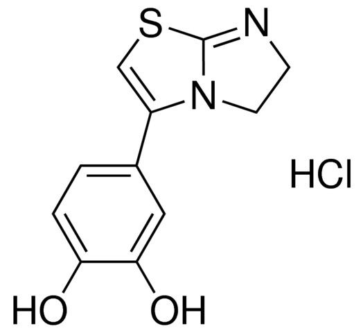 3-(3,4-DIHYDROXYPHENYL)-5,6-DIHYDROIMIDAZO(2,1-B)THIAZOLE HYDROCHLORIDE
