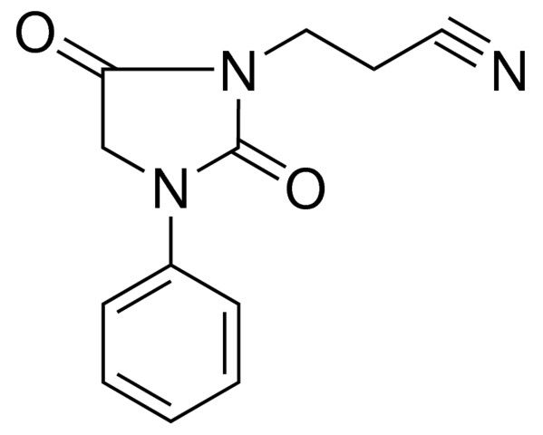 3-(2,5-DIOXO-3-PHENYL-1-IMIDAZOLIDINYL)PROPANENITRILE
